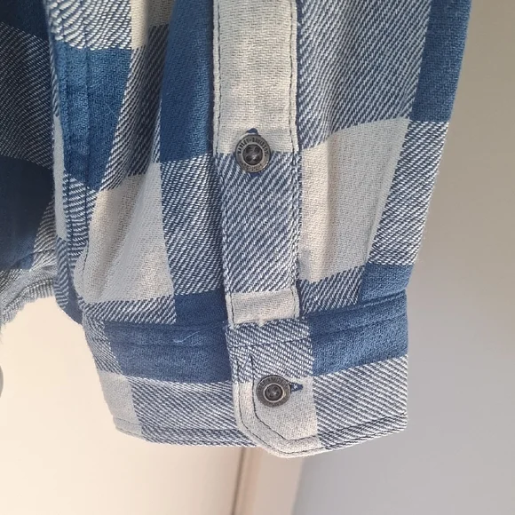 Harley-Davidson Blue and White Checkered Shirt - Picture 7 of 7